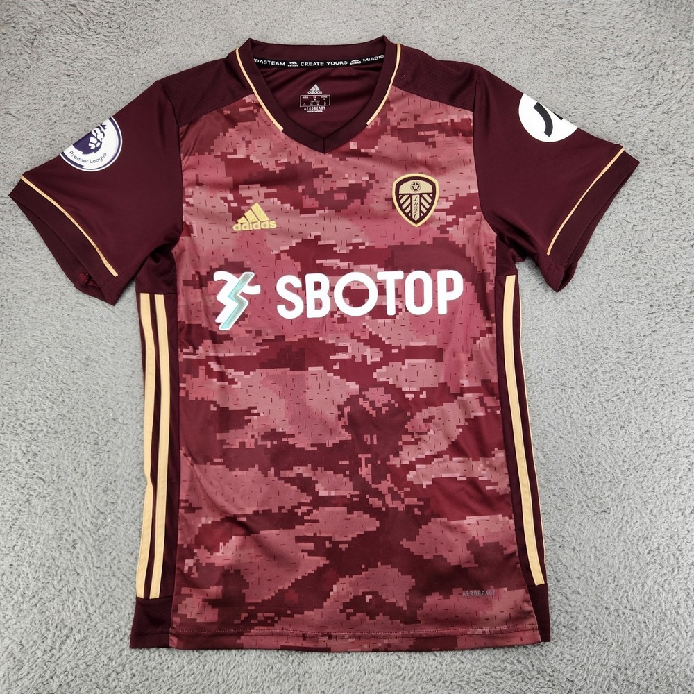 JACK HARRISON LEEDS UNITED 2020-2021 FOOTBALL SHIRT JERSEY THIRD ADIDAS SIZE M